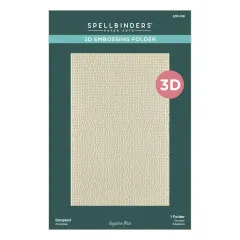 Spellbinders - 3D Embossing Folder - Texture & Foliage - Dimpled