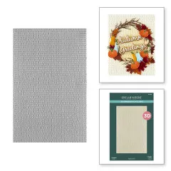 Spellbinders - 3D Embossing Folder - Texture & Foliage - Dimpled