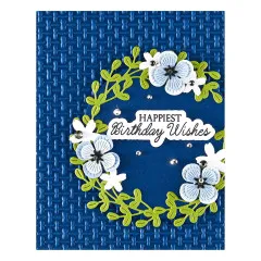 Spellbinders - 3D Embossing Folder - Texture & Foliage - Dimpled