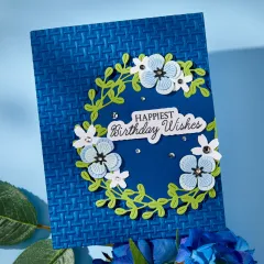 Spellbinders - 3D Embossing Folder - Texture & Foliage - Linen