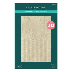 Spellbinders - 3D Embossing Folder - Regal Reflections - Regal Lattice