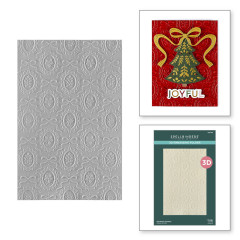 Spellbinders - 3D Embossing Folder - Merry Moments - Christmas Cameos