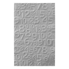 Spellbinders - 3D Embossing Folder - Say Cheese Classic Pooh Birthday - Numbers