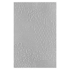 Spellbinders - 3D Embossing Folder - Beautifully Imperfect - Distress Mix