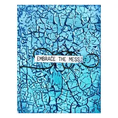 Spellbinders - 3D Embossing Folder - Beautifully Imperfect - Crackle Paint