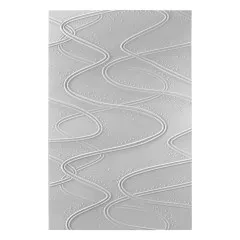 Simon Hurley - 3D Embossing Folder - Ski-son's Greetings - Streamline