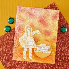 Spellbinders - 3D Emboss & Cut Folder - Wonder of Oz - Field of Poppies