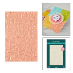 Spellbinders - 3D Embossing Folder - Make It & Bake It - Confection Companions