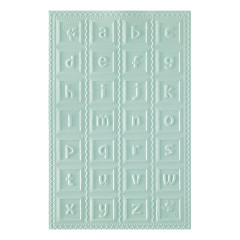 Spellbinders - 3D Embossing Folder - Say Cheese Classic Pooh Baby - Baby Blocks