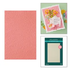 Spellbinders - 3D Embossing Folder - Poppy Song - Favorite Song