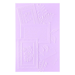 Spellbinders - 3D Embossing Folder - Serenity Garden - Ode to a Poet by Susan Tierney-Cockburn