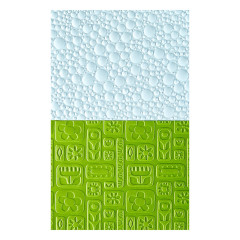 Spellbinders - 3D Embossing Folder - Shiny New Day - Suds & Buds by Spellbinders