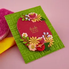 Spellbinders - 3D Embossing Folder - Shiny New Day - Suds & Buds by Spellbinders