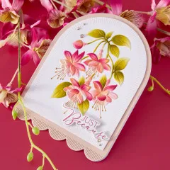 Spellbinders - 3D Embossing Folder - Magical Fuchsia by Alex Syberia