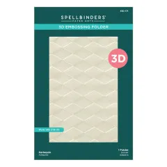 Spellbinders - 3D Embossing Folder - Checkmate - Harlequin by Spellbinders