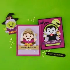 Simon Hurley - 3D Embossing Folder - Halloween Hugs - Trick or Treat