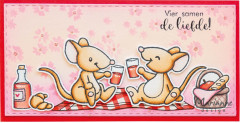 Clear Stamp and Die Set - Elines Animals Picnic