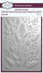 3D Embossing Folder - Winter Foliage