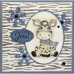 Embossing Folder - Zebra