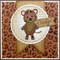 Embossing Folder - Leopard