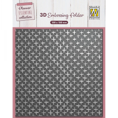 3D Embossing Folder - Planner Essentials - Plus Signs