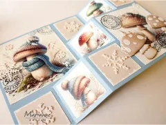Art Journaling & Card Making Backgrounds by Fairybells - Winter Set