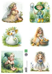 Schneidebogen A4 - Cosy Spring by Fairybells