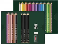 Polychromos Colour Pencils & Pitt Graphite Matt Drawing Set