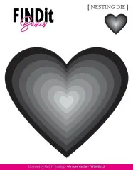 FINDit Basics - Nesting Dies - Hearts 2