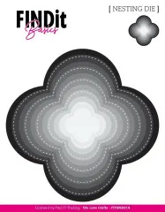 FINDit Basics - Nesting Dies - Stitched Quatrefoil