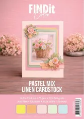 A5 Linen Cardstock - Pastel Mix