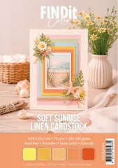 A5 Linen Cardstock - Soft Sunrise