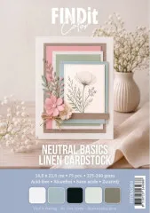 A5 Linen Cardstock - Neutral Basics