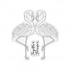 Clear Stamps - Flamazing Flamingos - Together Forever