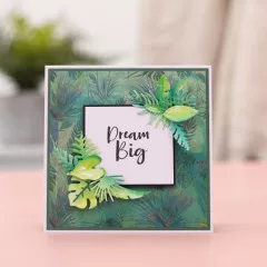 Metal Cutting Die - Flamazing Flamingos - Tropical Leaves