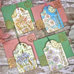 Woodware Clear Stamps - Garden Tags