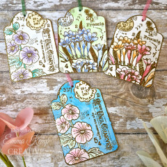 Woodware Clear Stamps - Garden Tags