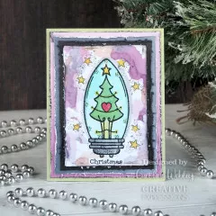 Woodware Clear Stamps - Tree Light Bulb