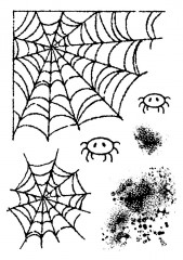 Woodware Clear Stamps - Spiders Web