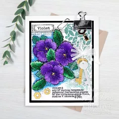 Woodware Clear Stamps - Mini Violet