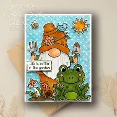 Woodware Clear Stamps - Hopping Gnome