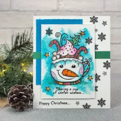 Woodware Clear Stamps - Frosty Cup