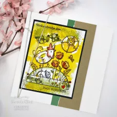 Woodware Clear Stamps - Rooster Meadow