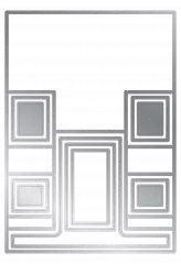 Metal Cutting Die - Centre-Stepper Card