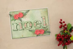 Metal Cutting Die - Floral Alphabet Letters Expressions Dies