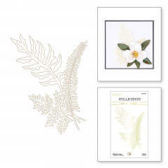 Spellbinders Hot Foil Plate - Glimmer Ferns