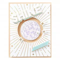 Spellbinders Hot Foil Plate & Die - Sparkle Background Glimmer