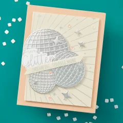 Spellbinders Hot Foil Plate & Die - Sparkle Background Glimmer