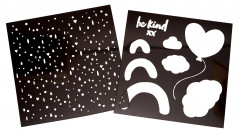 Gorjuss - Masks / Stencils Set - Be Kind