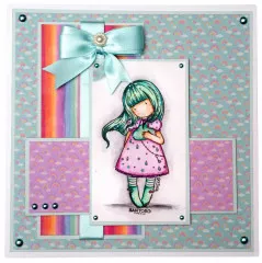 Gorjuss - 8x8 Background Paper Pad - Be Kind